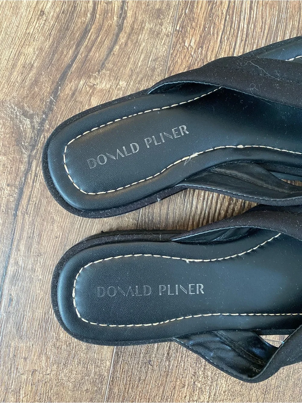 Black Chunky Flip Flops